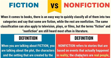 What Is Fiction And Nonfiction