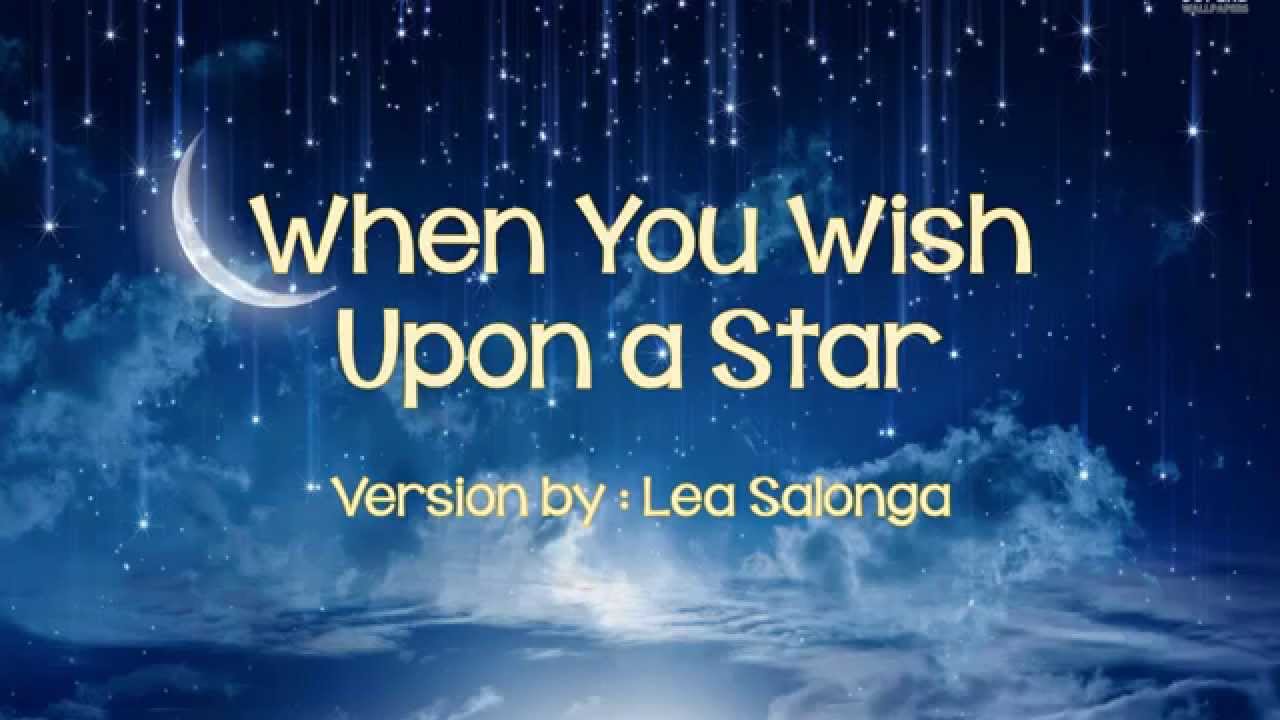 When You Wish Upon A Star Lyrics Youtube