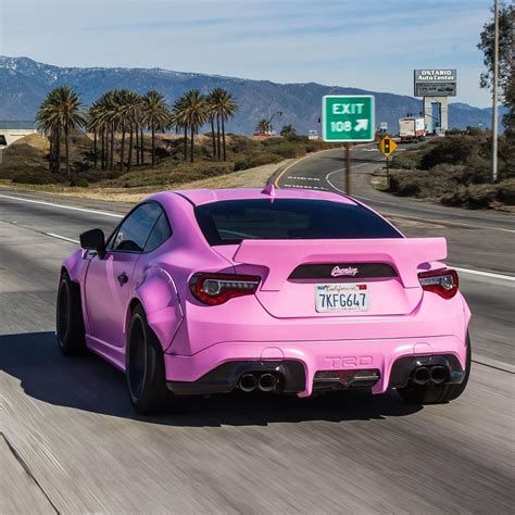 Widebody Scion With Pink Wrap Is The Perfect Gift For A Jdm Loving Girlfriend Autoevolution