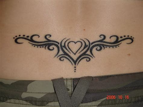 Wonderful Tribal Tattoo On Lower Back Tattoos Designs