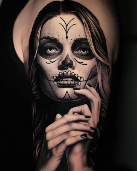 World Tattoo Gallery Day Of The Dead Tattoo Sleeve Tattoos Skull Girl Tattoo