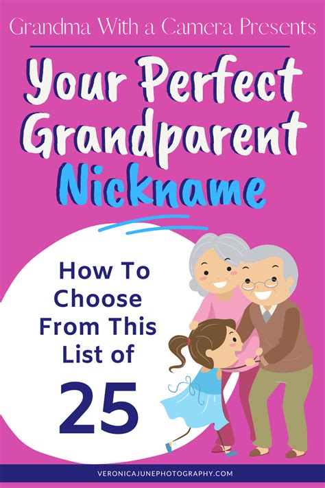 Your Perfect Grandparent Nickname How To Choose From This List Of 25